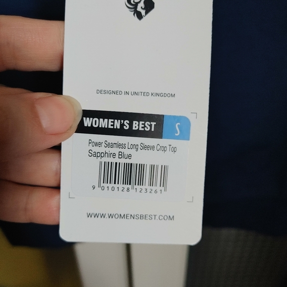 Womens Best Long Sleeve Crop Top & Cycling Shorts Size Small - Picture 11 of 13